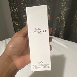Coach Gold Perfumed Body Lotion 100ml Moisturizer Aqua Glycerin Citric Acid